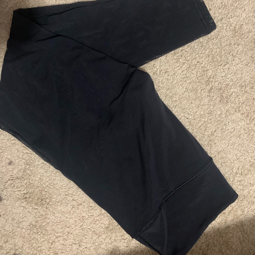 Victoria Secret Black Mesh Knockout leggings